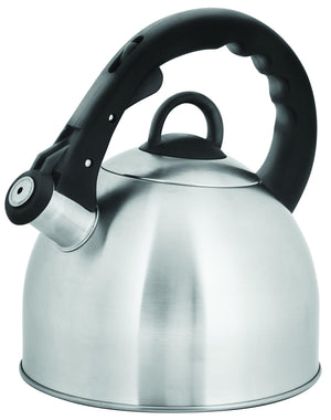 Novara Whistling Kettle 2.5 Litre - Stainless Steel - Coffees Are Us