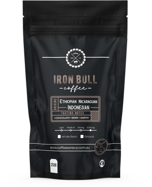 Open image in slideshow, Iron Bull - Extra Strong Blend - Coffees Are Us
